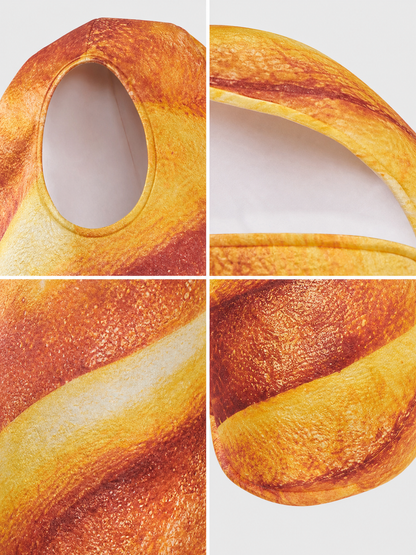 Bread Costume with Hood for Themed Parties