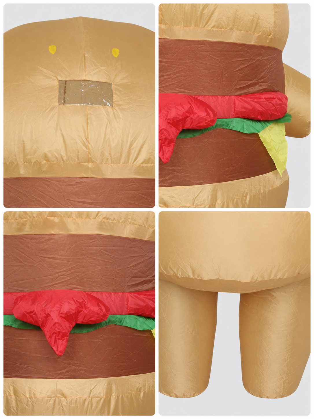 Universal Hamburger Costume for Parties