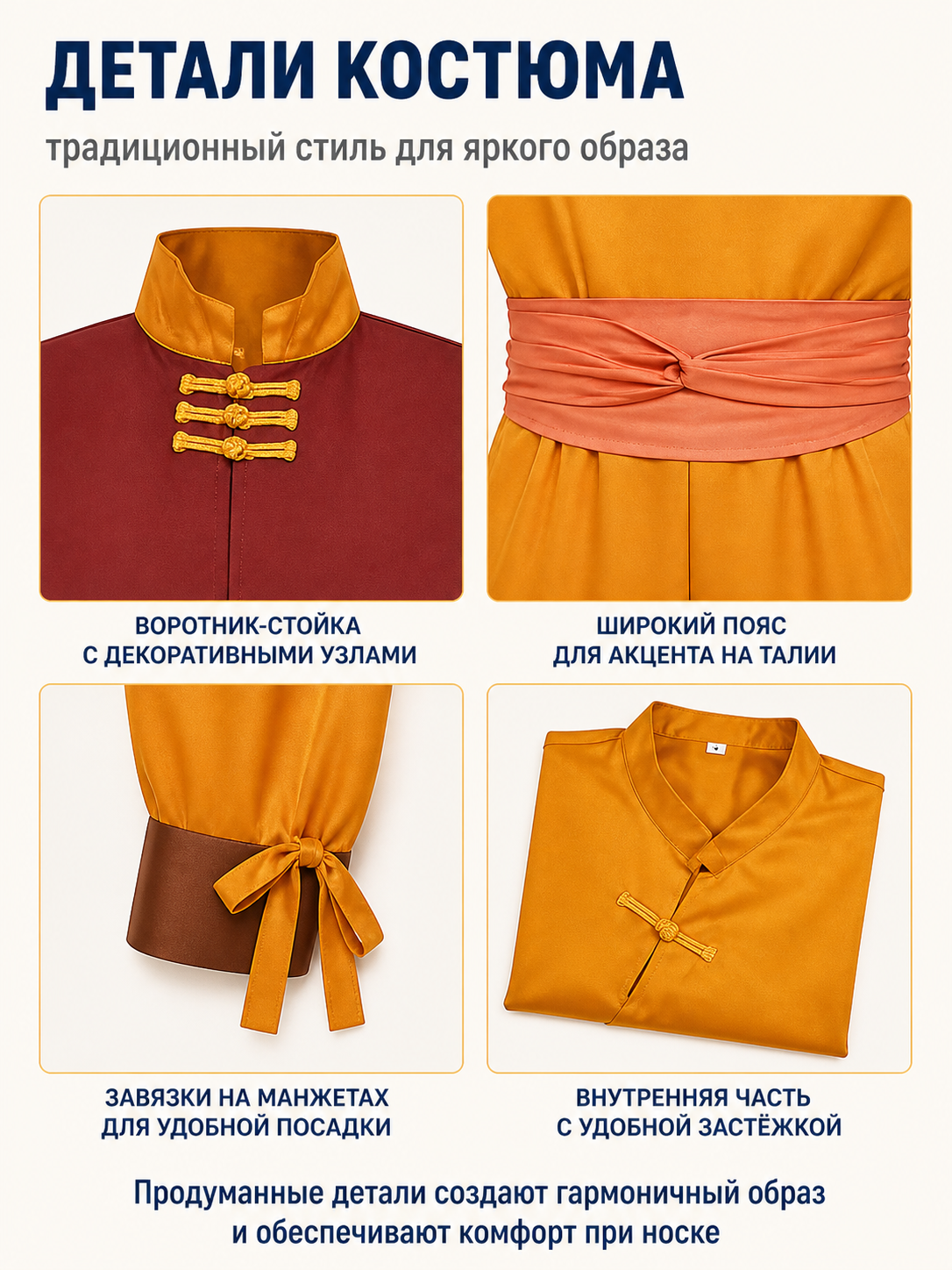 Aang Cosplay Costume from Avatar for Halloween detail view