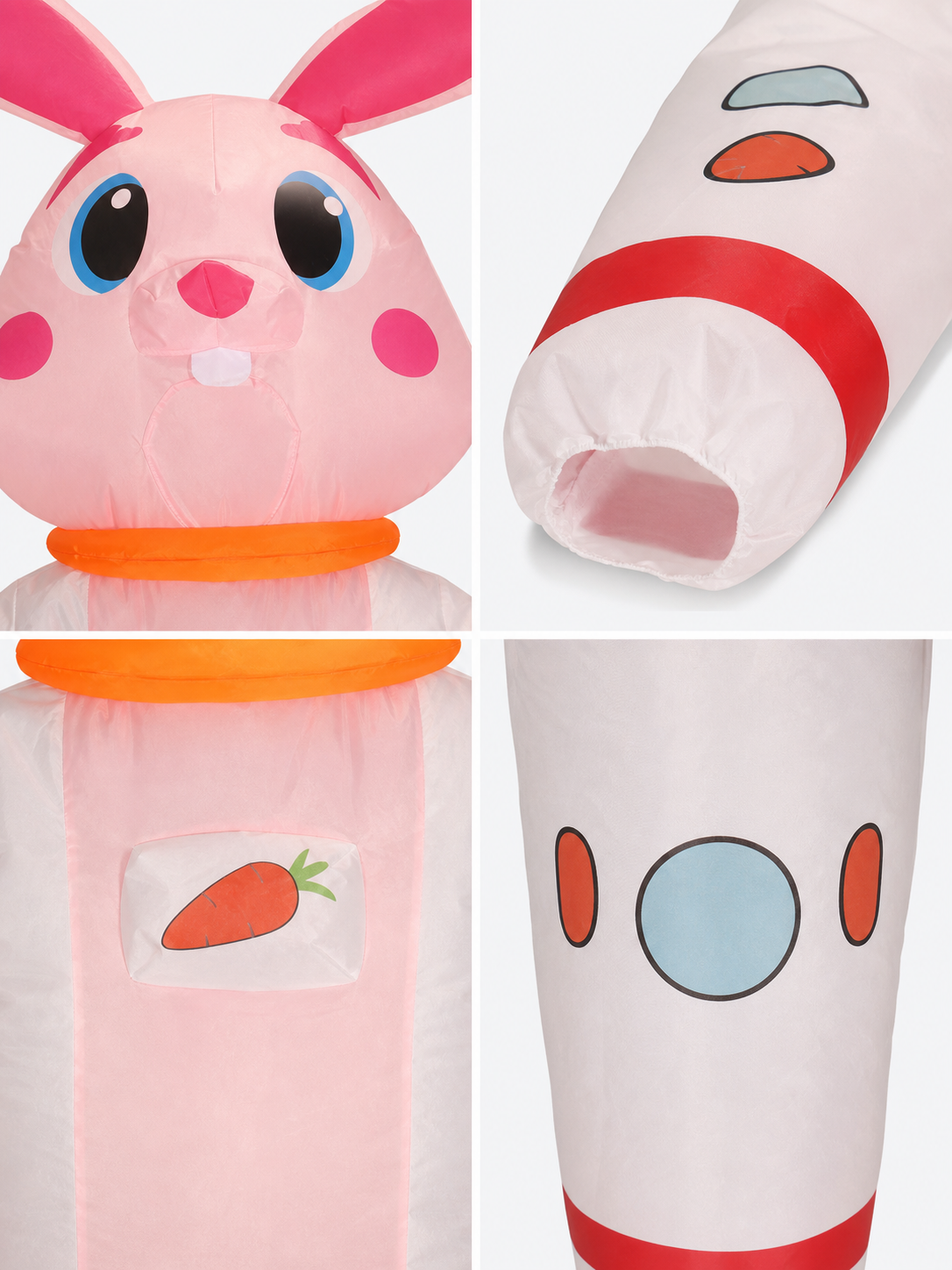 Inflatable Astronaut Rabbit Costume for Parties