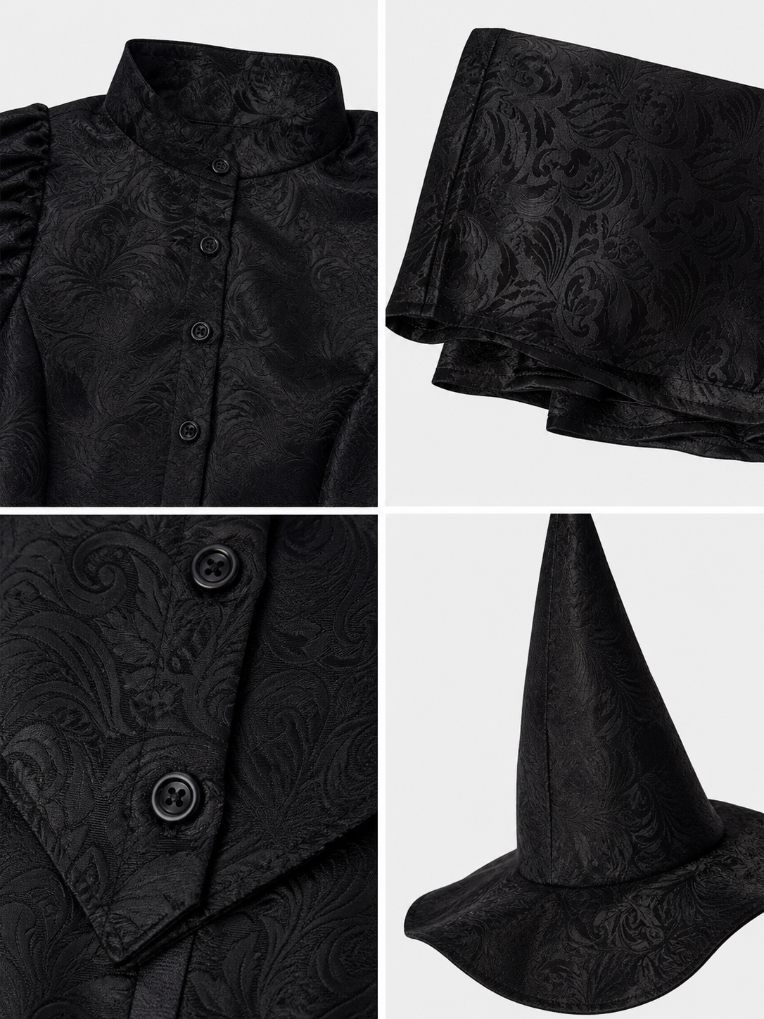 Evil Witch Cosplay Costume with Hat