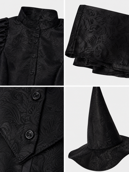 Evil Witch Cosplay Costume with Hat