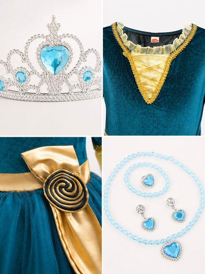 Princess Costume with Halloween Accessories detail view