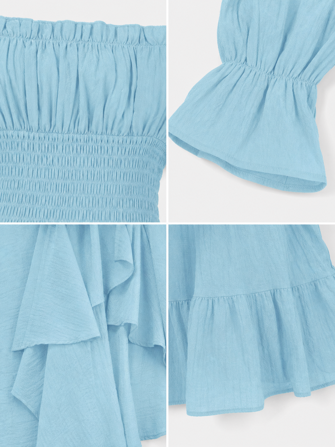 Off-the-Shoulder Dress with Long Sleeves