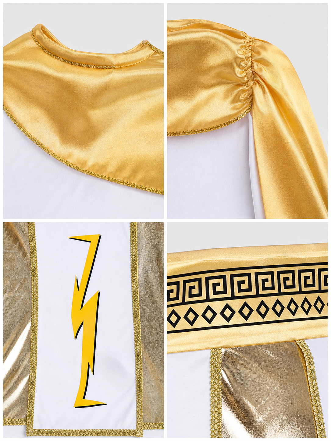 Greek Deity Carnival Costume with Cape