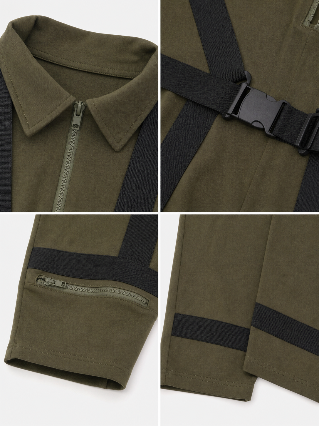 Military-Style Jumpsuit Costume for Parties