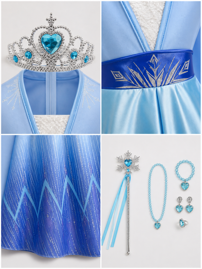 Snow Queen Costume for Halloween and Cosplay