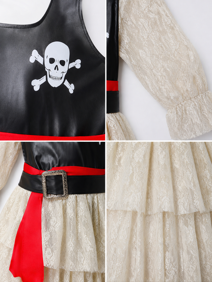Pirate Costume: Dress, Belt, and Character Details detail view