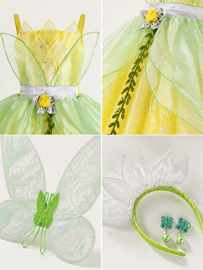 Halloween Princess Costume Dress with Butterflies