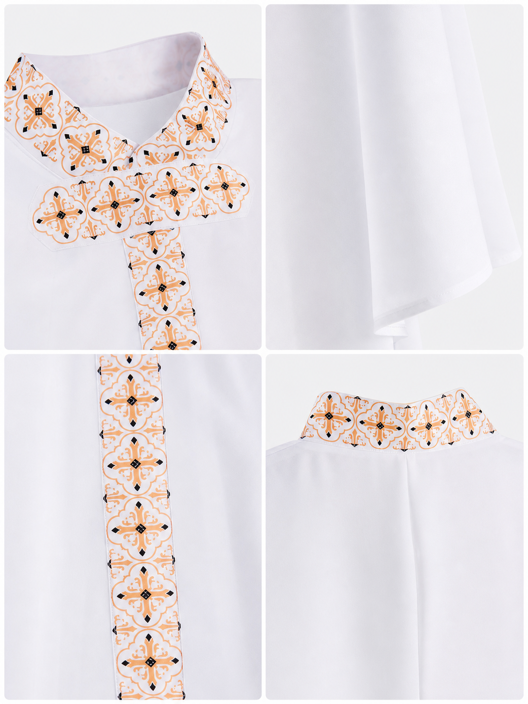 White Medieval-Style Cosplay Shirt