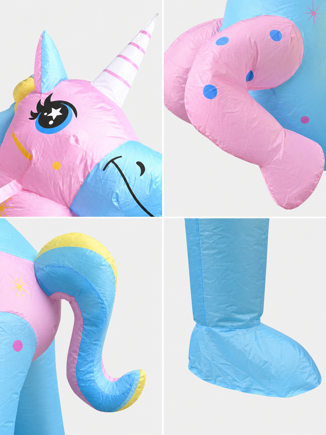 Inflatable Unicorn Costume for Carnival and Halloween