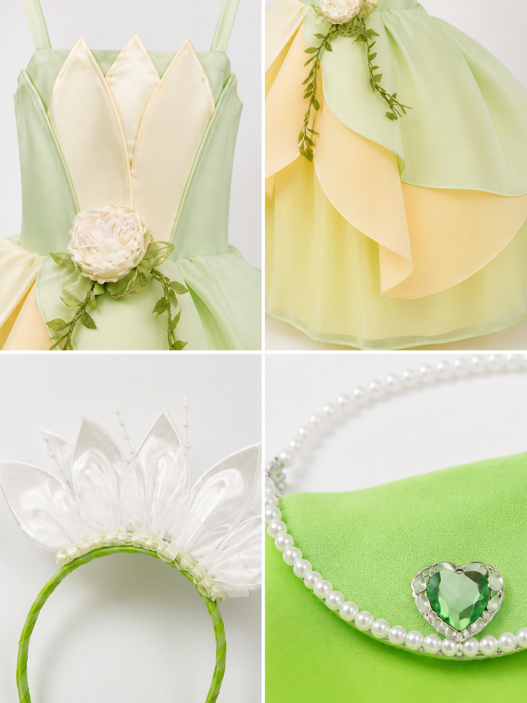 Princess Costume for Halloween and Cosplay detail view