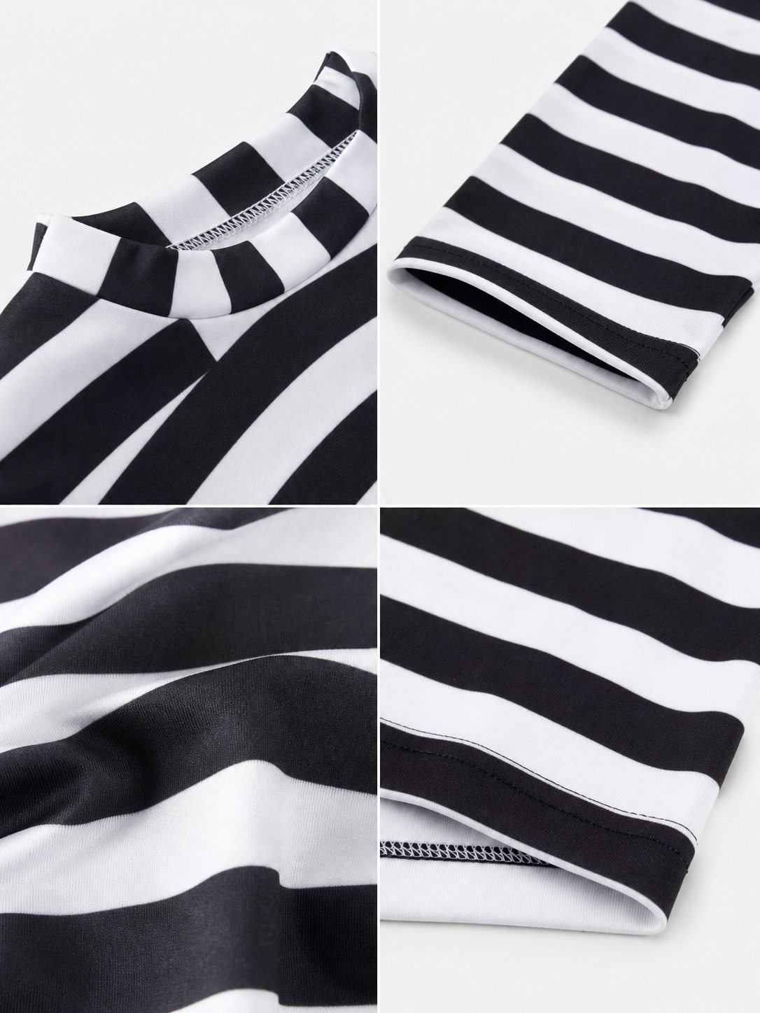 Black-and-White Striped Thief Costume