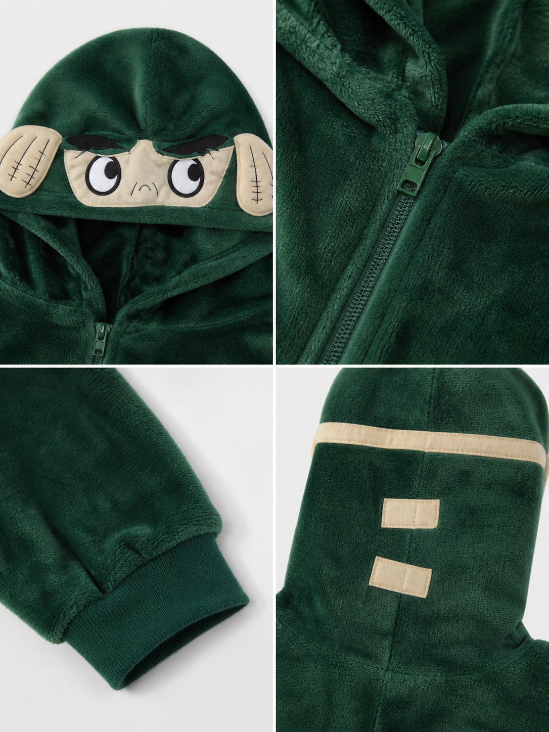 Monster Hooded Carnival Costume, Jumpsuit