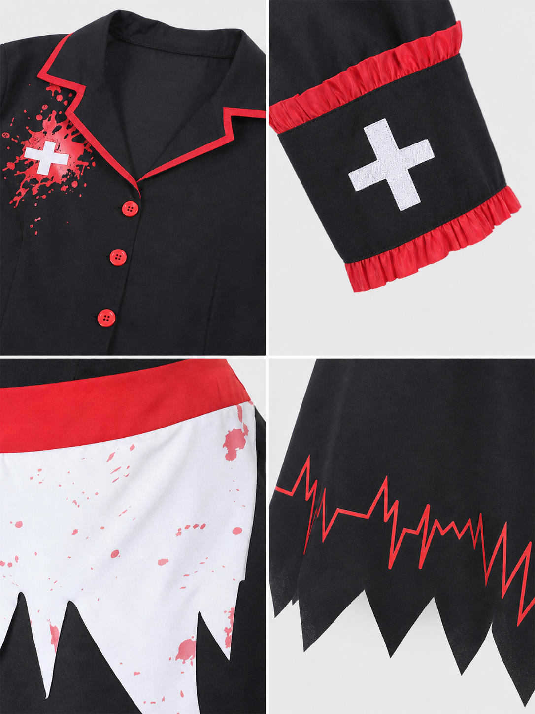 Horror-Style Halloween Cosplay Costume