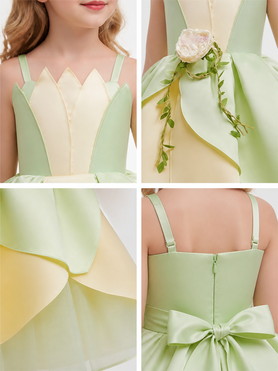 Princess Carnival Costume for Halloween and Cosplay detail view