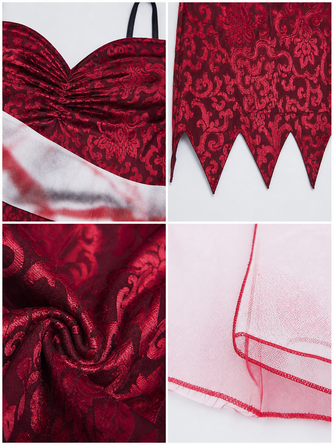 Vampire Costume with Dress and White Cape