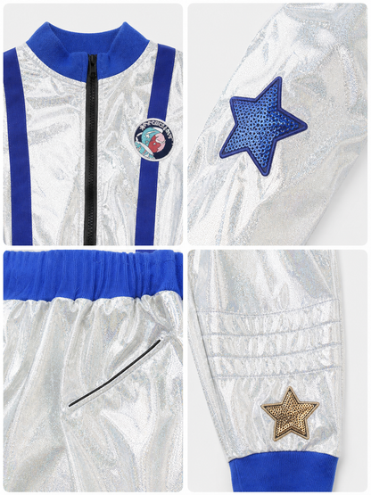 Silver Astronaut Costume for Halloween and the Stage