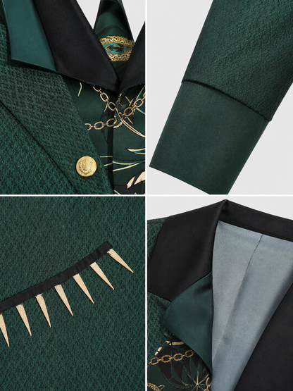 The Wizard of Oz Cosplay Costume, Green Set