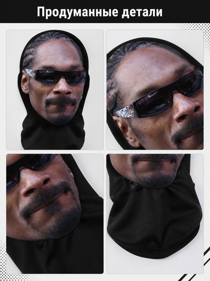 Black Carnival Mask for Halloween and Cosplay detail view