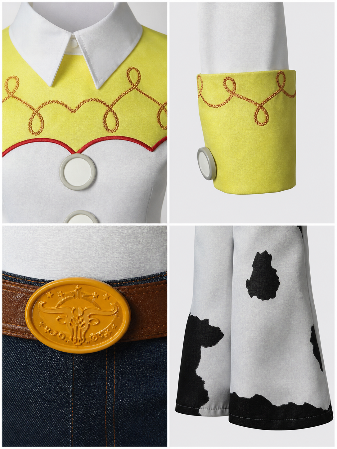 Woody and Bo Peep Cowboy-Style Cosplay Costume