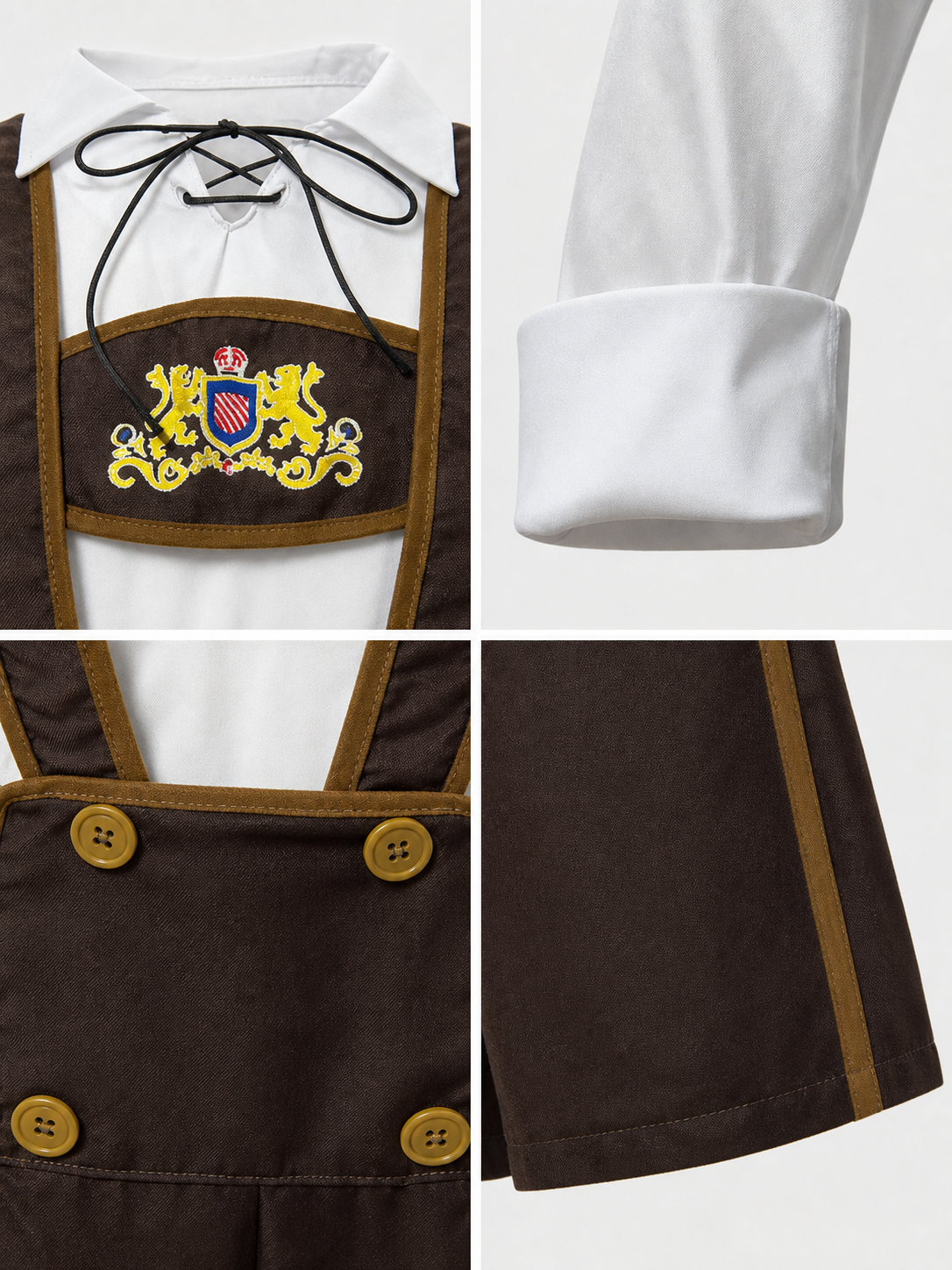 Bavarian-Style Carnival Costume for Performances