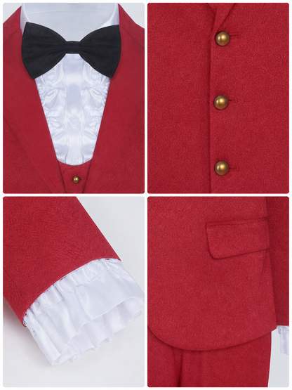 Beetlejuice Cosplay Costume: Red Suit