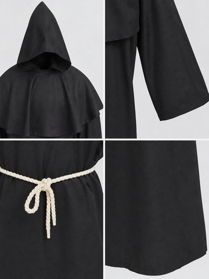 Medieval Hooded Monk Costume