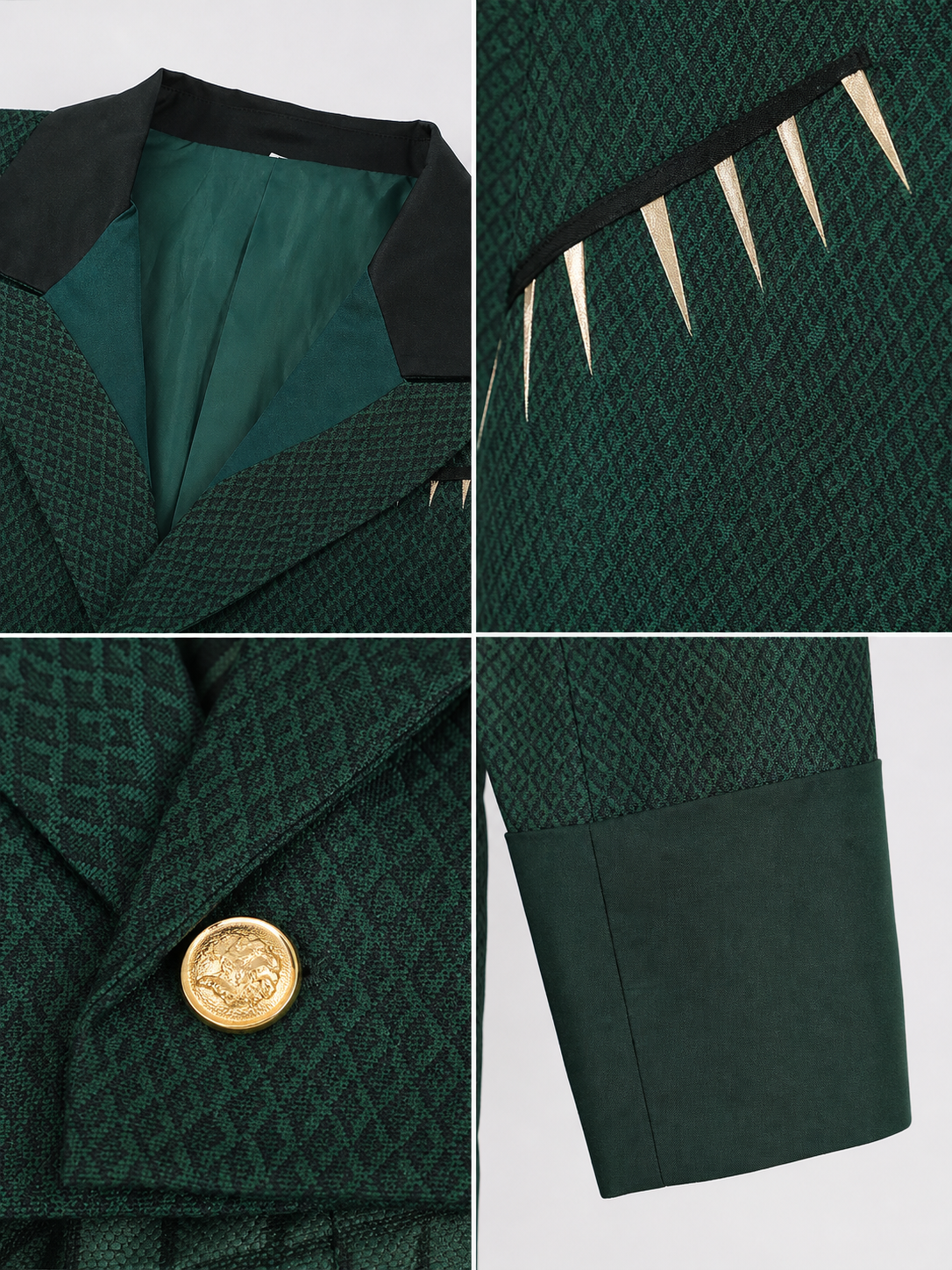 The Wizard of Oz Cosplay Costume, Green Set