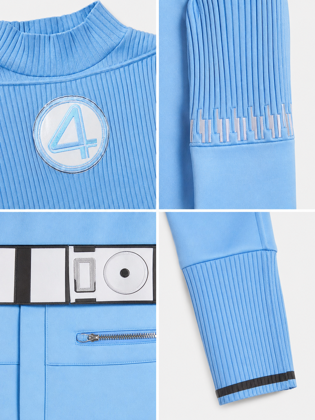 Fantastic Four Costume, Cosplay Jumpsuit