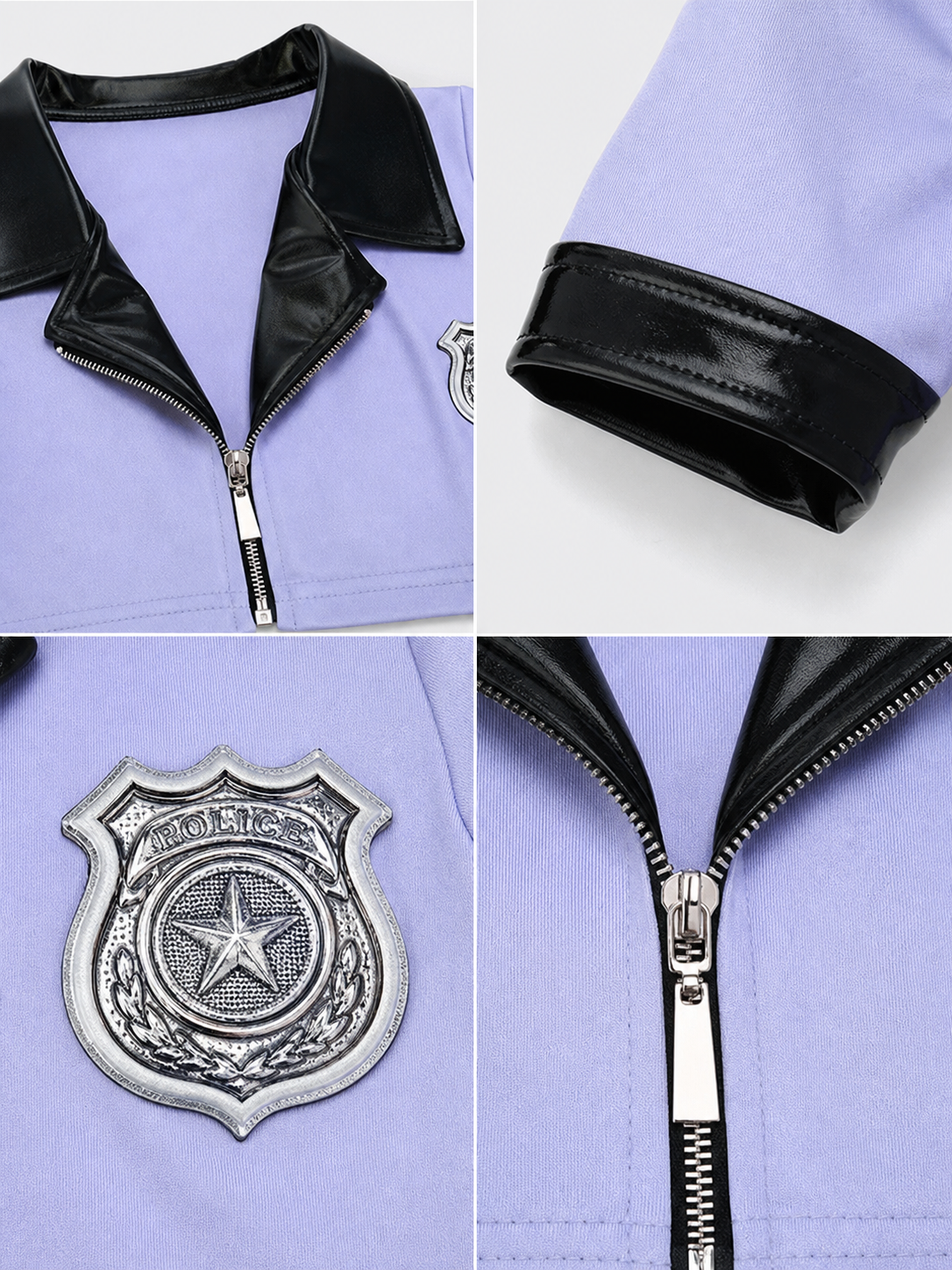 Police-Style Costume with Shorts
