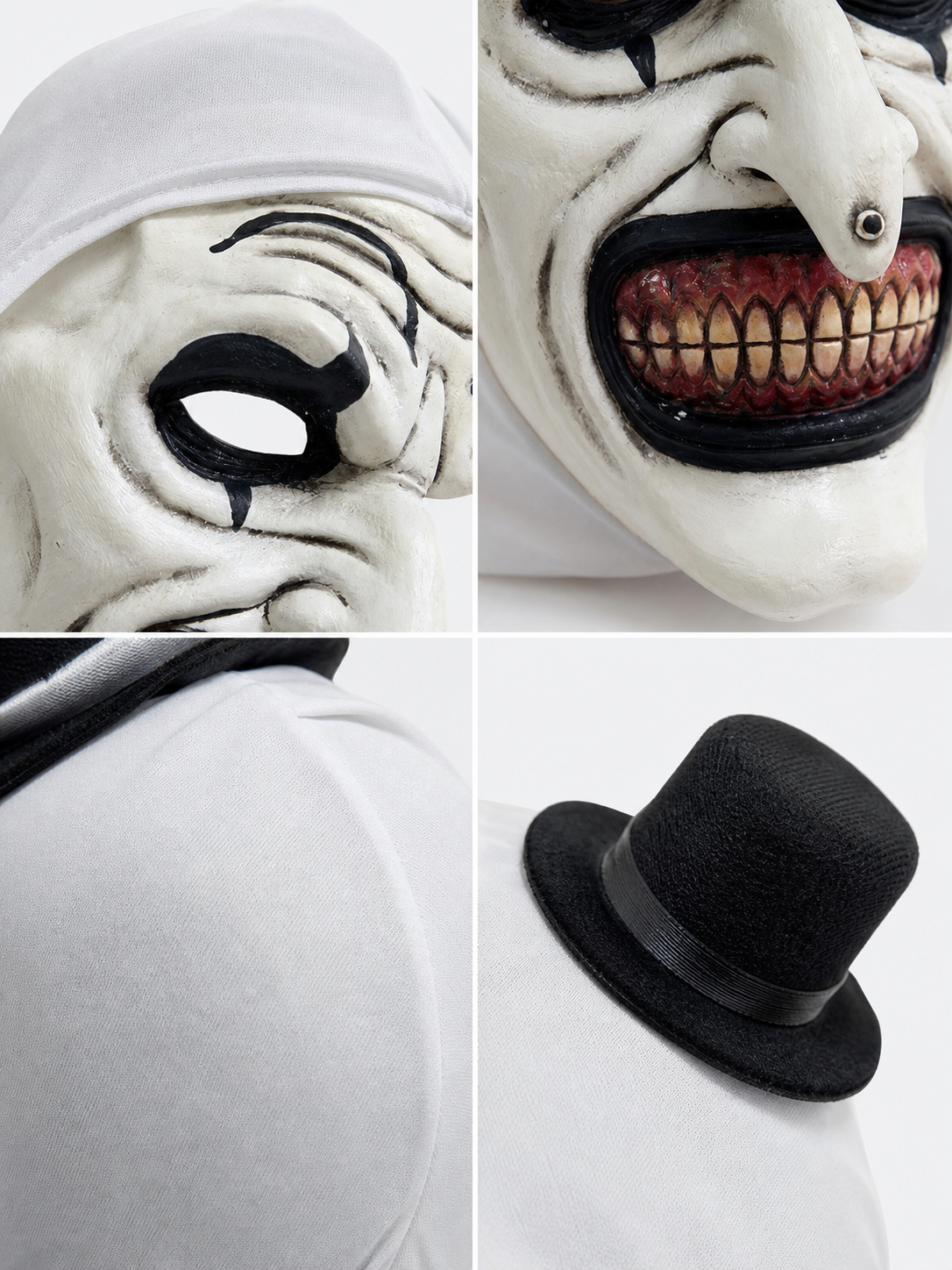 Hooded mask for horror cosplay and Halloween