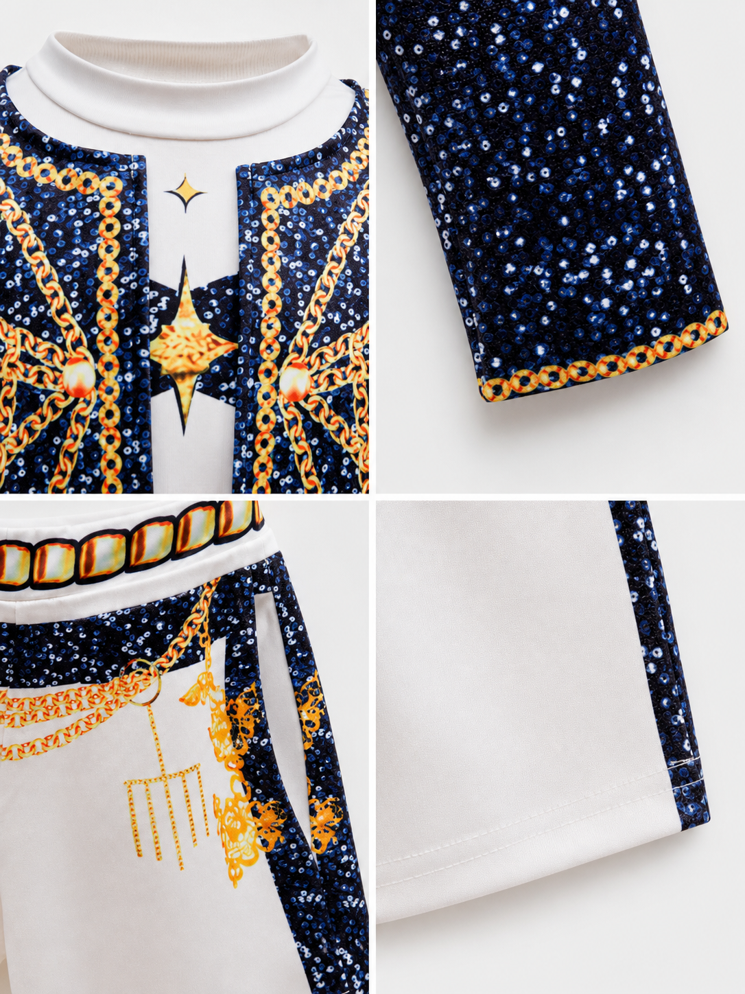 K-POP Cosplay Costume, 3 Pieces, Stage Performance
