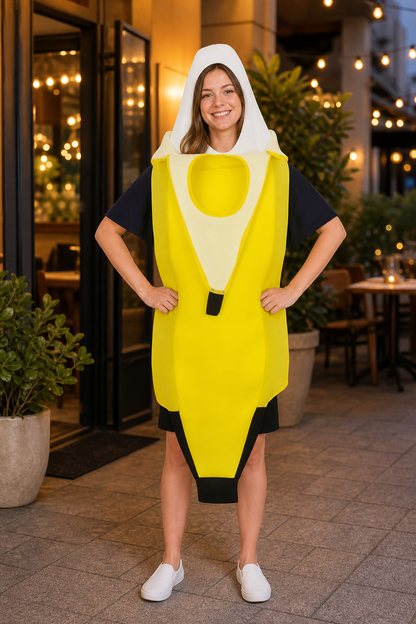 Adult Banana Costume, Yellow