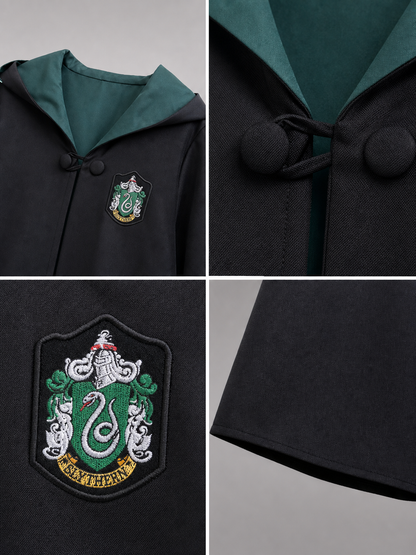 Black Hooded Costume Cloak for Cosplay