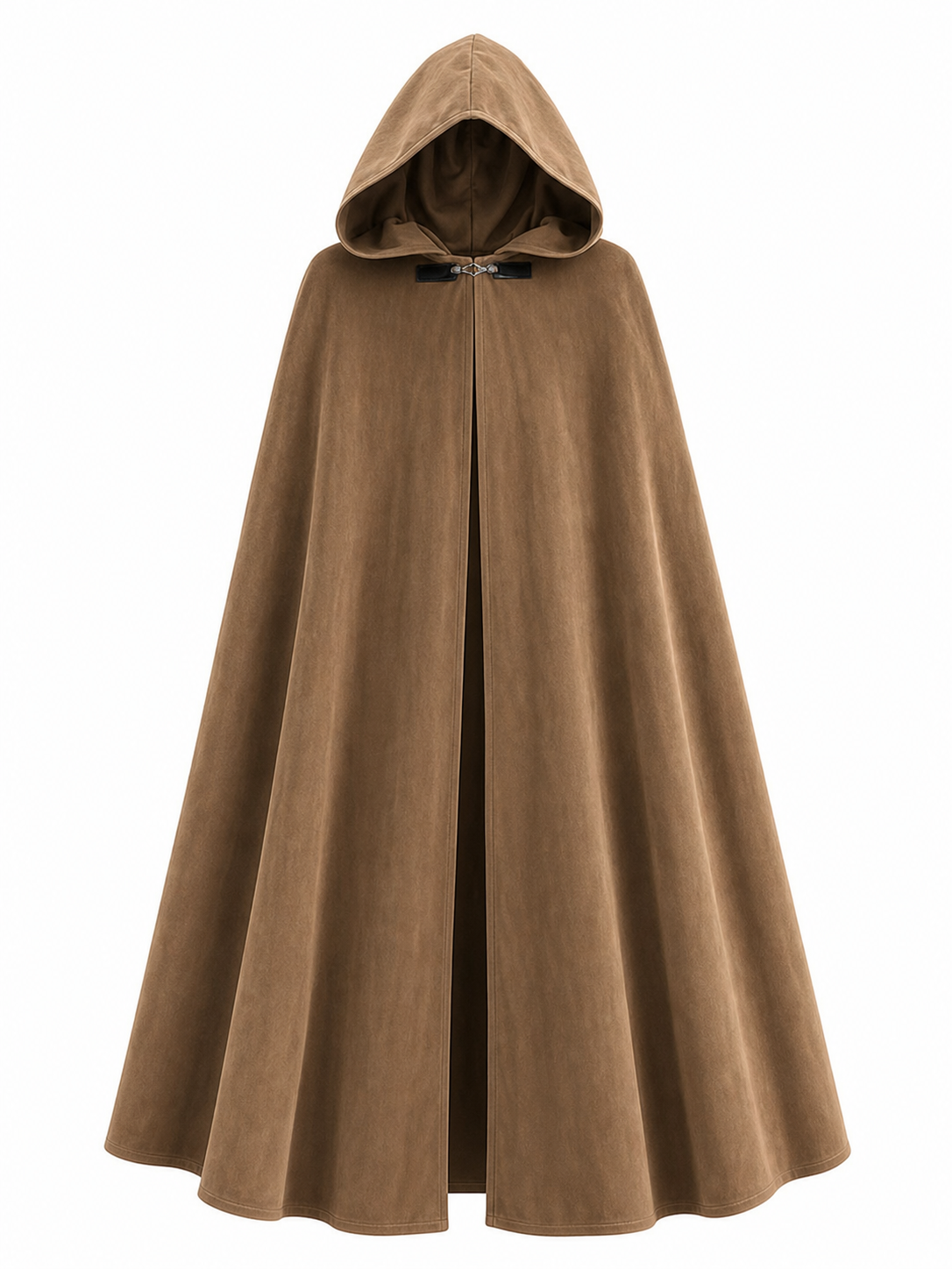 Brown Hooded Costume Cloak
