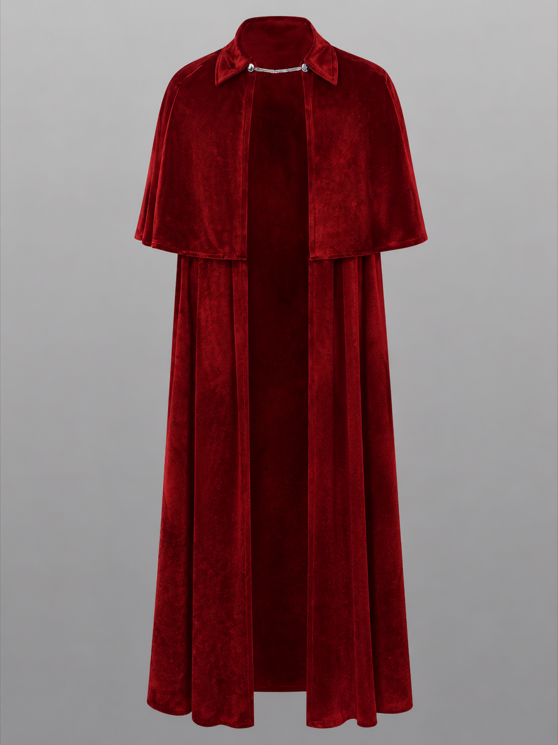 Burgundy Carnival Cloak, Medieval Look
