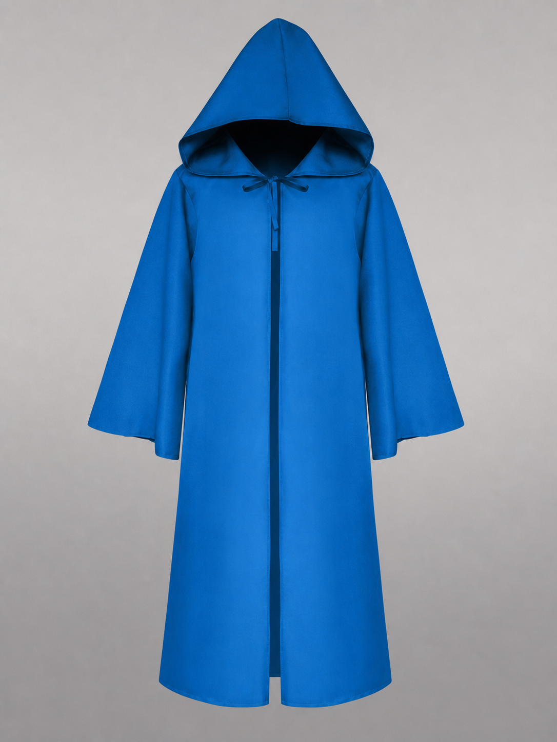 Blue Carnival Cloak with Hood and Zipper