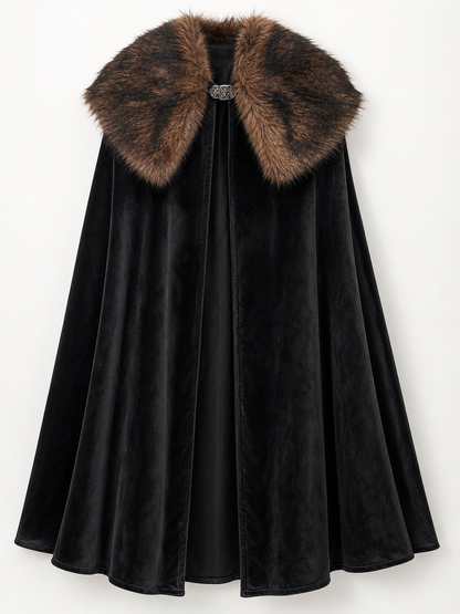 Black and Coffee Carnival Cloak, Medieval