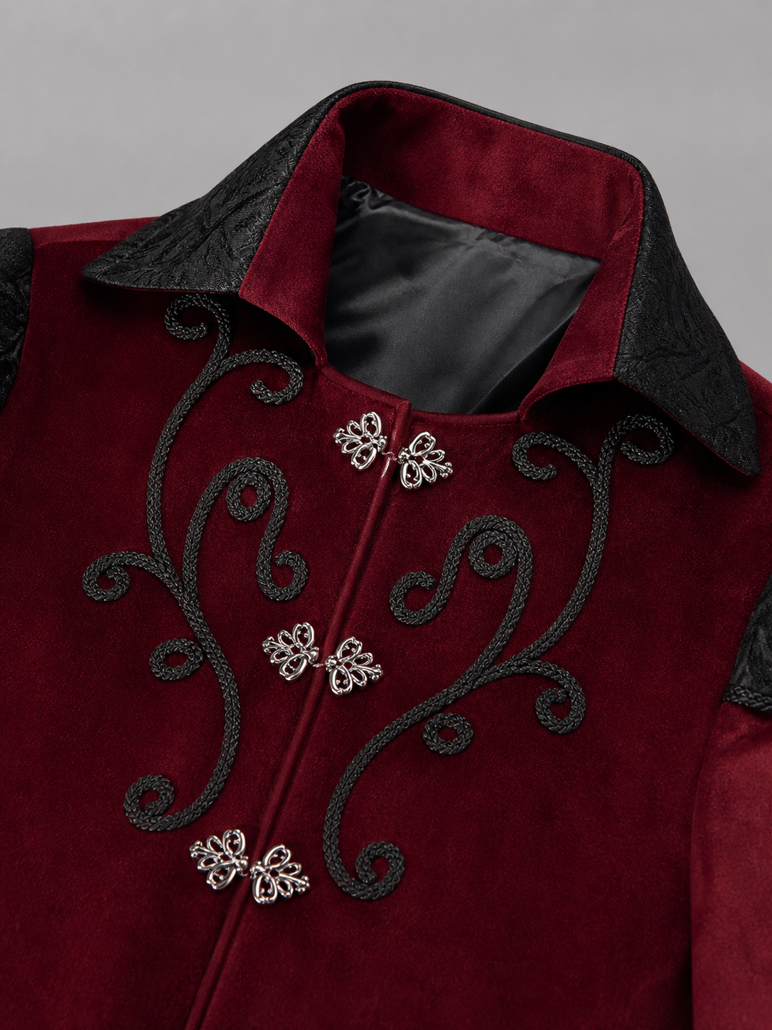 Gothic Tailcoat with Black Trim for Cosplay