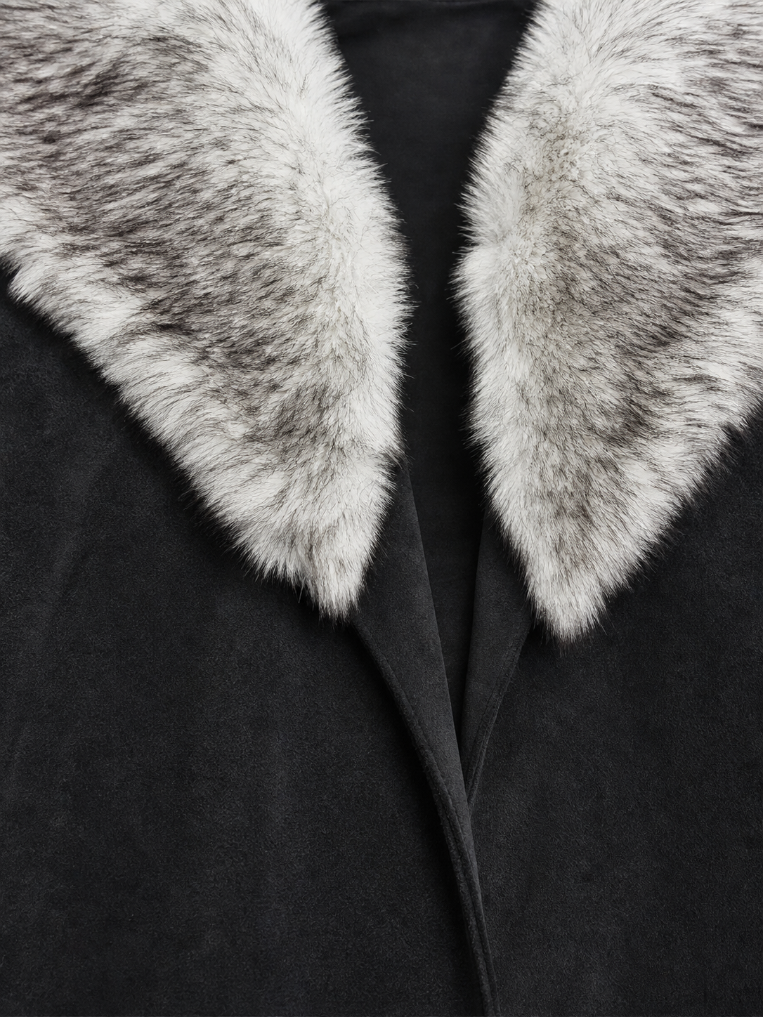 Black Medieval Costume Cape with Collar