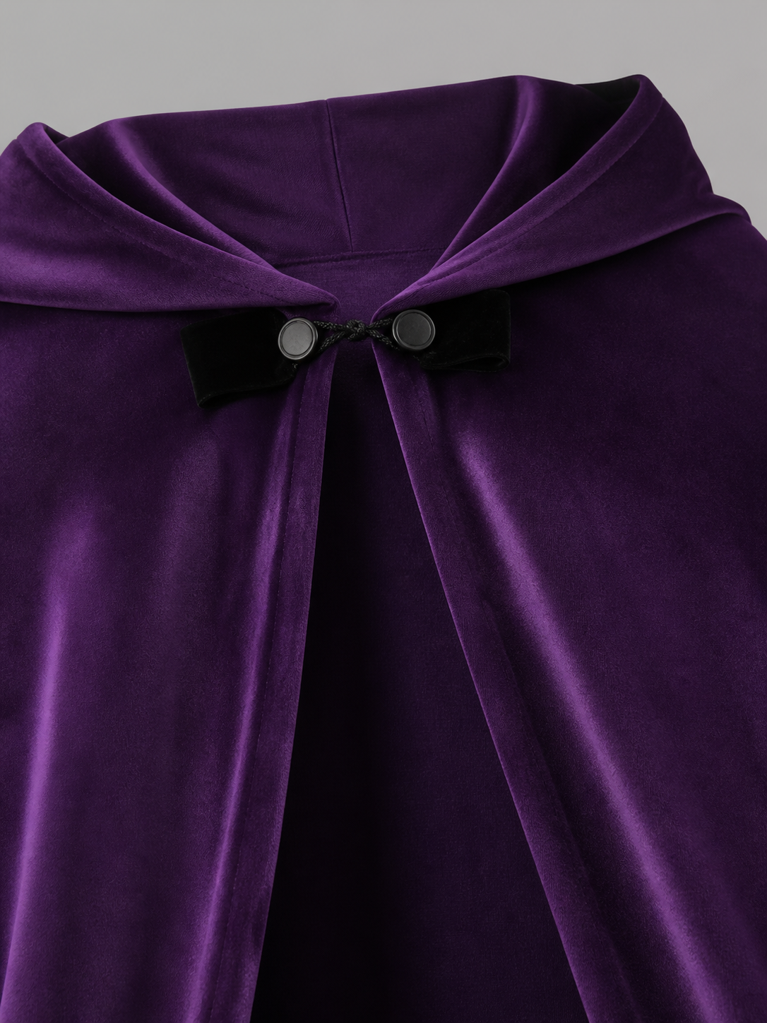 Purple Carnival Cloak with Hood