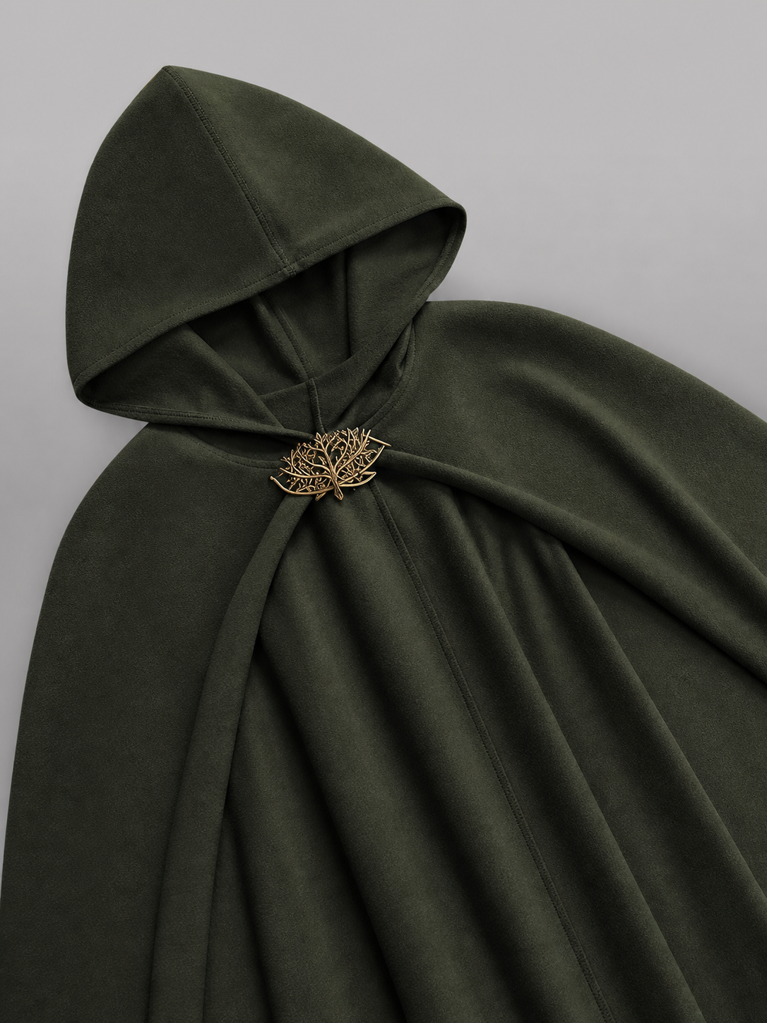 Green Hooded Carnival Cloak XL