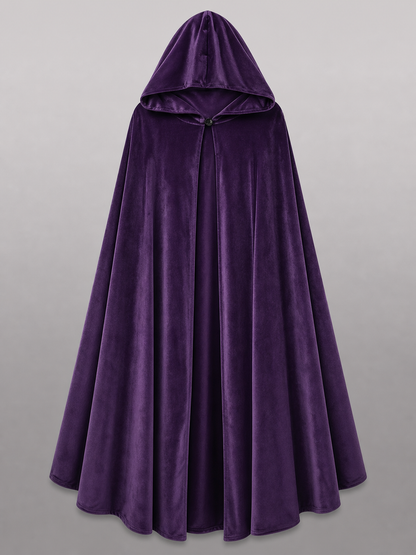 Purple Carnival Cloak with Hood