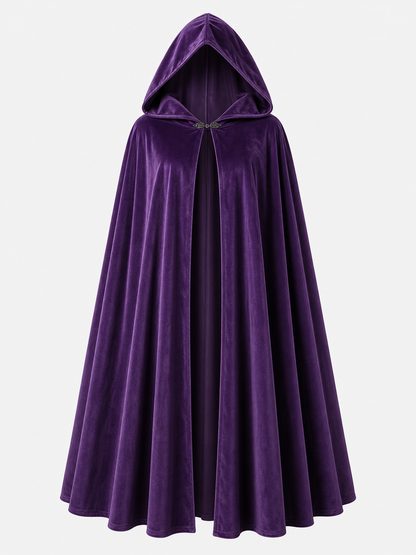 Purple Carnival Cloak with Hood