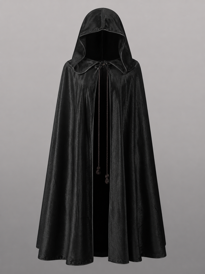 Black Hooded Costume Cape, Cosplay