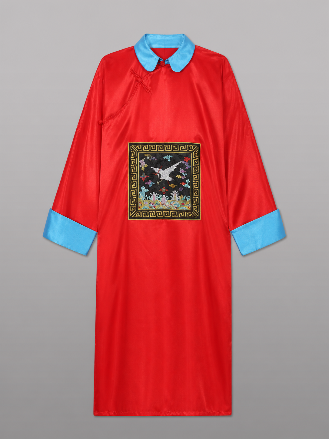 Red Chinese-Style Carnival Cape with Hat