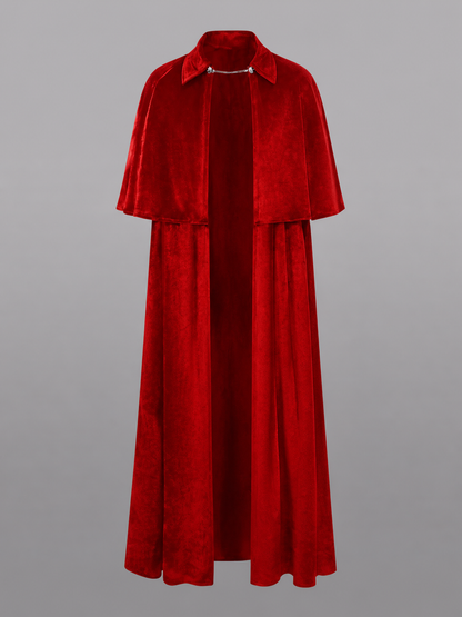 Red vampire costume cape for cosplay