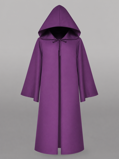 Purple Hooded Carnival Cloak