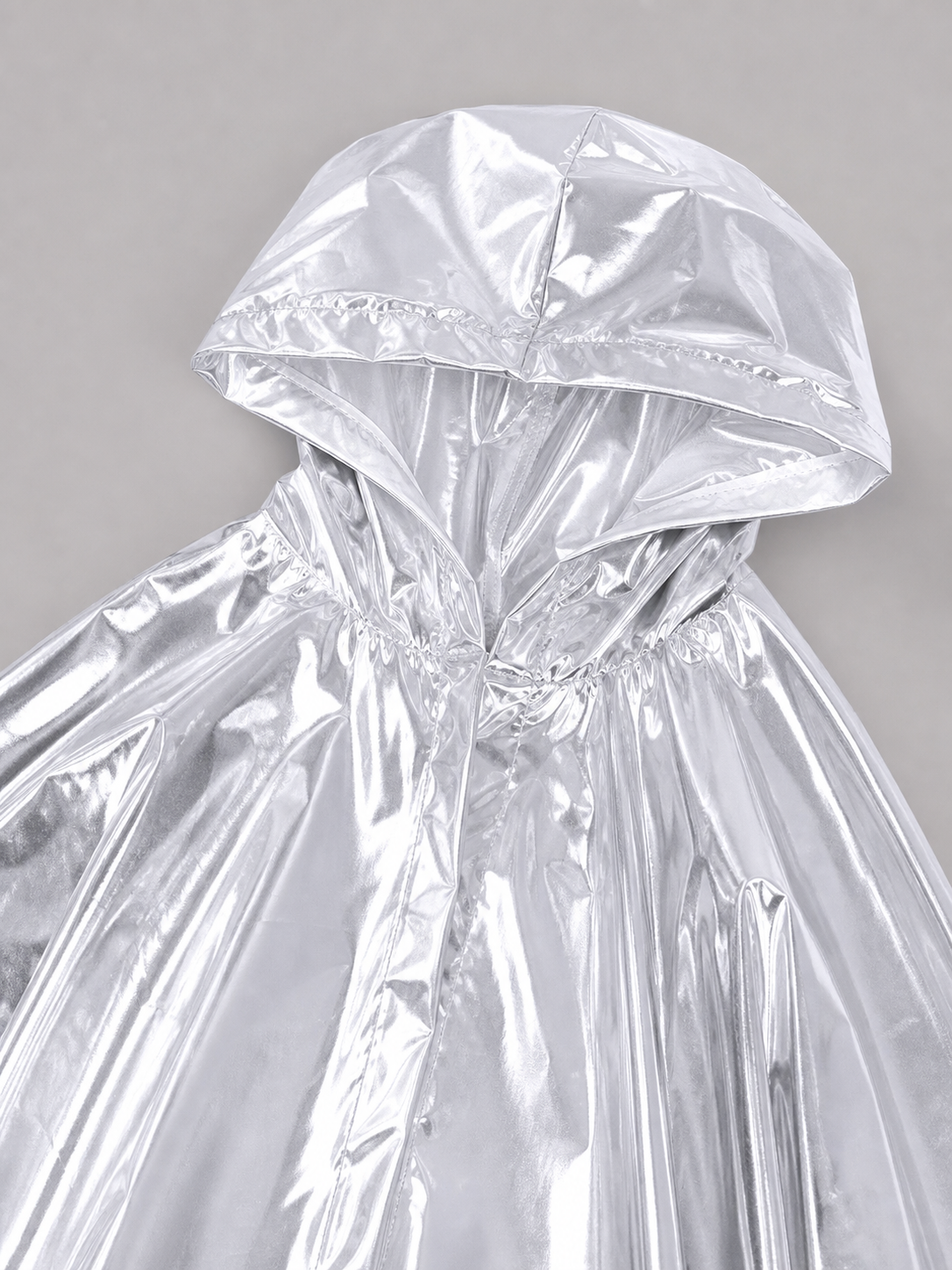 Silver Carnival Cloak with Hood